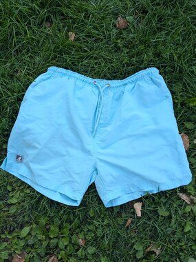 Kangol turquoise swim trunks large